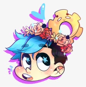 An Adorable Blue Boi Made During The Livestream Last - Crankgameplays Logo