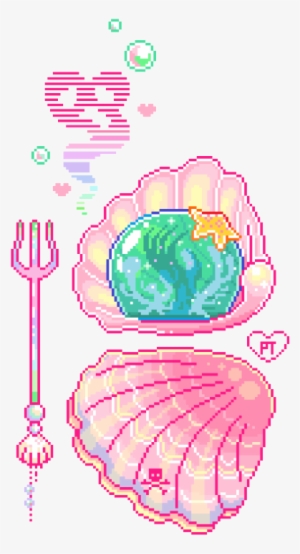 #sea #tmblr #tumblr #cute Kawaii #kawaii #cute #soft - Jellyfish Pixel Art