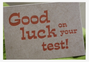 Best Of Luck For Test