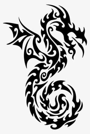 Tattoo Chinese Dragon Japanese Dragon Drawing Free - Graphics And More Dragon With Wings Flying Wall Vinyl