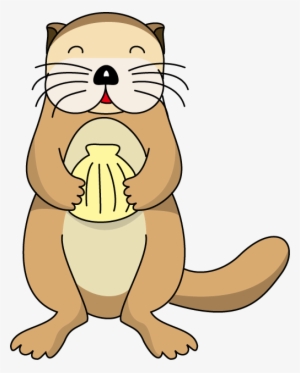 Otter Clipart Christmas Clip Free - Otter Clip Art