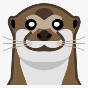 Graphic Transparent Library Face Free On Dumielauxepices - Otter Face Clip Art