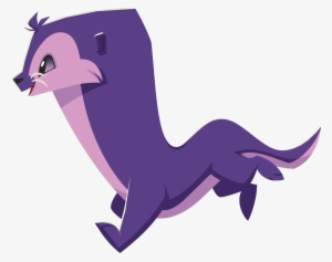Purple Otter - Animal Jam Otter Transparent