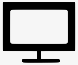 Flat Screen Tv - Computer Svg
