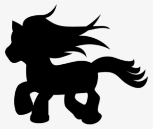 My Little Pony Horse Silhouette Drawing - Pony Silhouette