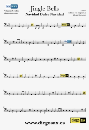 Jingle Bell Sheet Music For Cello And Bassoon Christmas - Sheet Music