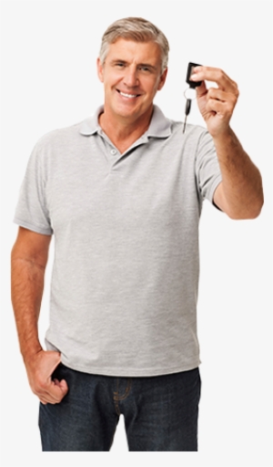 If We Make You Happy And You Purchase From Us But We - Man Holding Car Keys