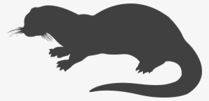 Otter Clipart Transparent Pencil And In Color Otter - Otter Silhouette