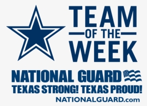 Vote @dallascowboys @texasguard Team Of The Week Award - Dallas Cowboys Star