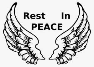 White Dove Clipart Rest In Peace - Rest In Peace Png