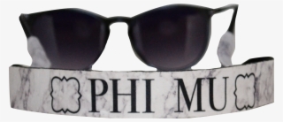 Phi Mu Sunglass Strap