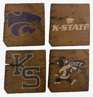 Kansas State University Reclaimed Barn Beam Coaster