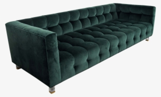 Everdeen Forest Velvet Sofa Qtr