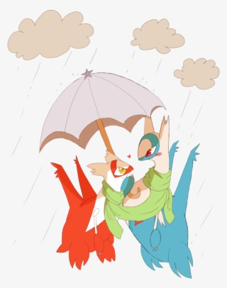 Latias And Latios W Umbrella