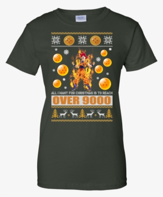 All I Want For Christmas Is To Reach Over 9000 Sweater