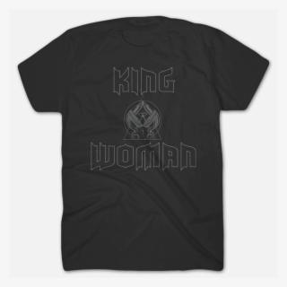 Logo Black T-shirt By King Woman For Sale On Hellomerch