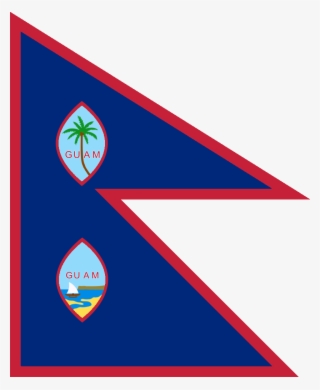 Redesignsflag Of Guam In The Style Of Nepal