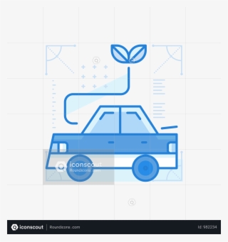 Pollution Free Car Illustration
