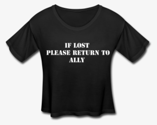 "if Lost" Women's Cropped Boxy T-shirt Inspired By