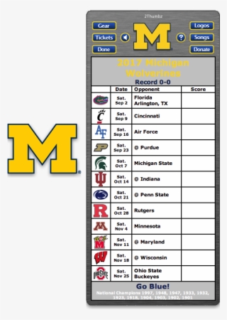 Get Your 2017 Michigan Wolverines Football Schedule