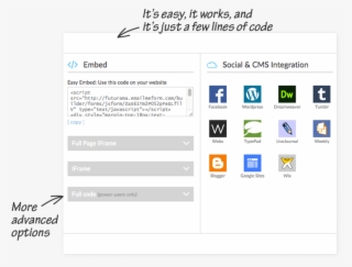 It's Easy To Embed A Form On Cms Platforms