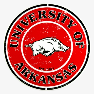 Arkansas Razorbacks Circle Sign