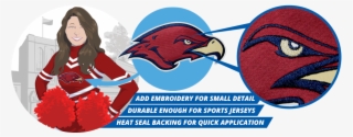 Tackle Twill Applique Works Great For Creating Mascot