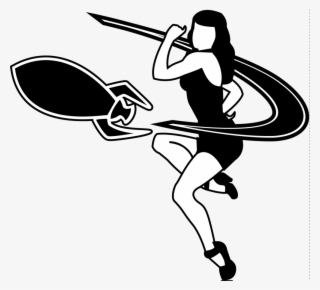 Dolly Rockets Secondary Logo Black & White