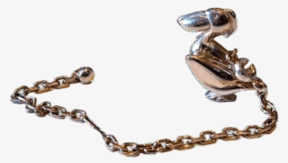 Hermes Sterling Silver Pelican Bag Charm Keyrings