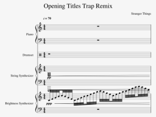 Stranger Things Remix Sheet Music For Bass, Percussion,