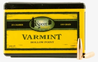 Speer Bullets 1407 Varmint Rifle 25 Caliber