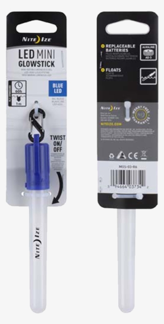 Nite Ize Mini Glowstick Blue Case With Blue Led