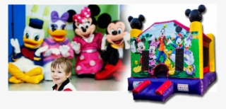Mickey Mouse Clubhouse Characters & Bounce House Rental