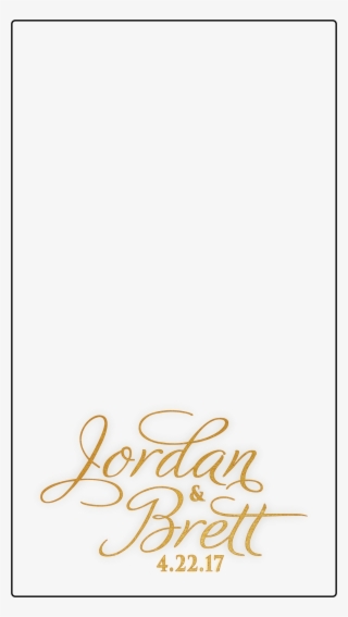 Wedding - Snapchat Geofilter