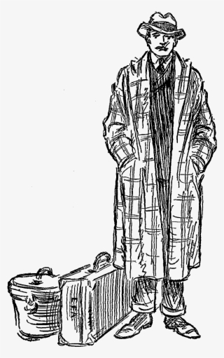 Traveling Man Clip Art