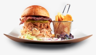 Pulled Pork Burger Sandwich