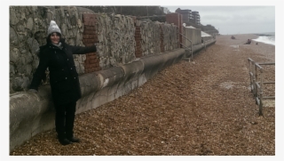 Shingle On Sandgate Sea Wall / Esplanade / Walkway