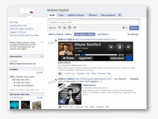 New Believe Facebook Player Now Available