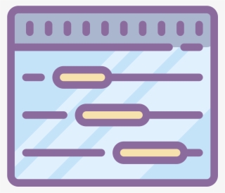 The Timeline Icon Is Comprised Of Four Lines And Three