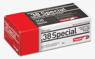 Aguila 38 Special 158 Gr Jacketed Hollow Point 50 Bx/