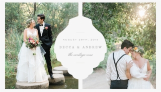 Becca And Andrew's Wedding Day Was Filled With All