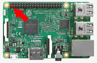 The Location Of Pin 1 And The “j8” Marking On The Raspberry