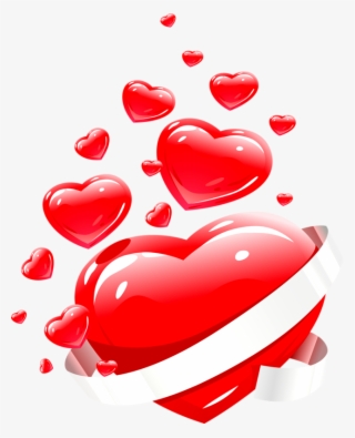 Heart Going Up Background