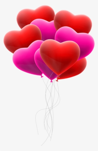 Free Png Download Hearts Balloon Bunch Transparent