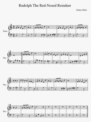 Rudolph The Red-nosed Reindeer Sheet Music For Piano