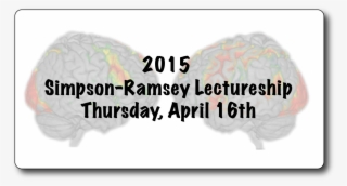 2015 Simpson-ramsey Lectureship