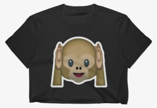Emoji Crop Top T Shirt