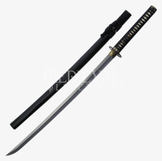Png Black And White Great Wave Katana Sh By Medieval