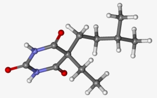 Amobarbital Ball And Stick