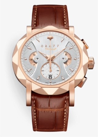A Graff Men's Chronograff 45mm Watch With Rose Gold